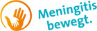 Logo Meningitis bewegt - eine Kinderhand liegt in einer Erwachsenenhand